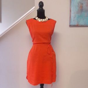 Mango/MNG Suit/ Orange/ Sleeveless/ Midi Dress
